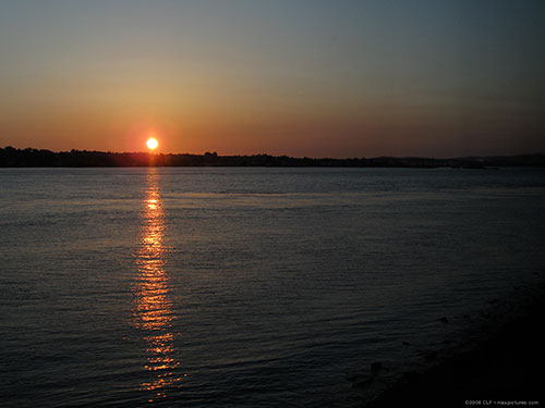 Sunrise over the Carquinez