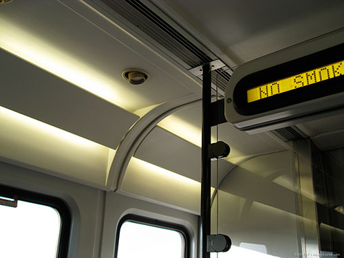 No smoking in the lounge car
