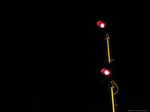 Track signals at night